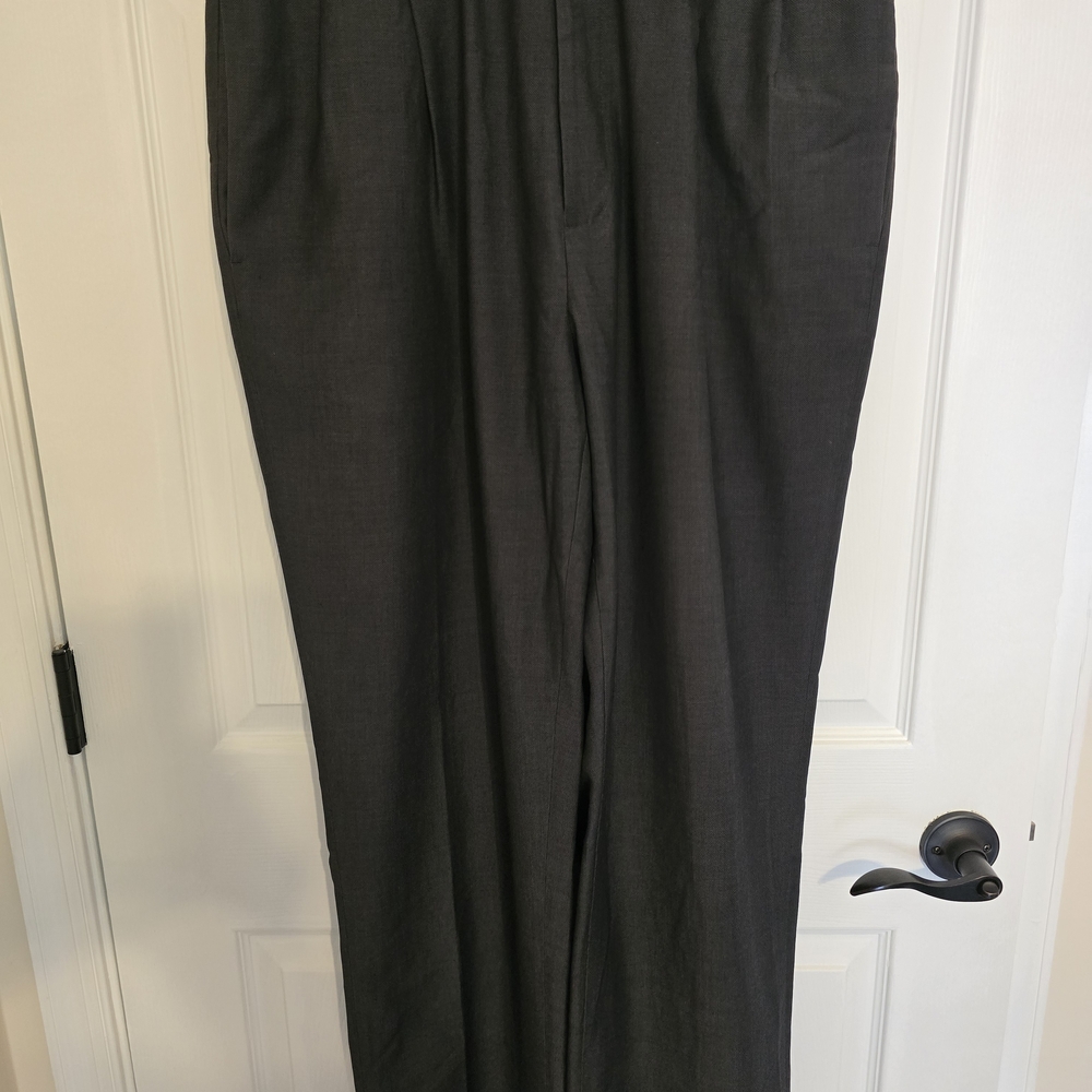 Men's Black Pants Size 38/34 Like New John Henry